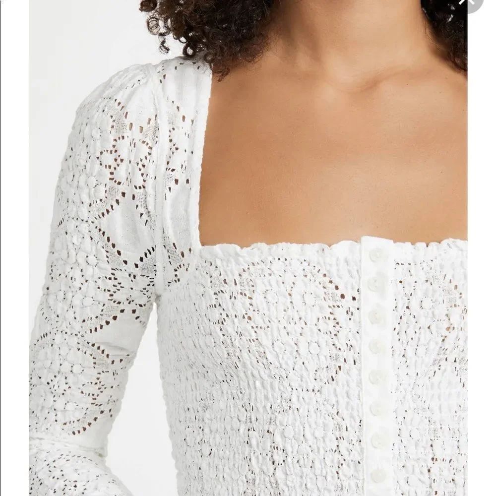 Free People Cream Top  - Picture 4 of 11